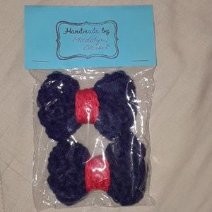 Handmade crochet bows